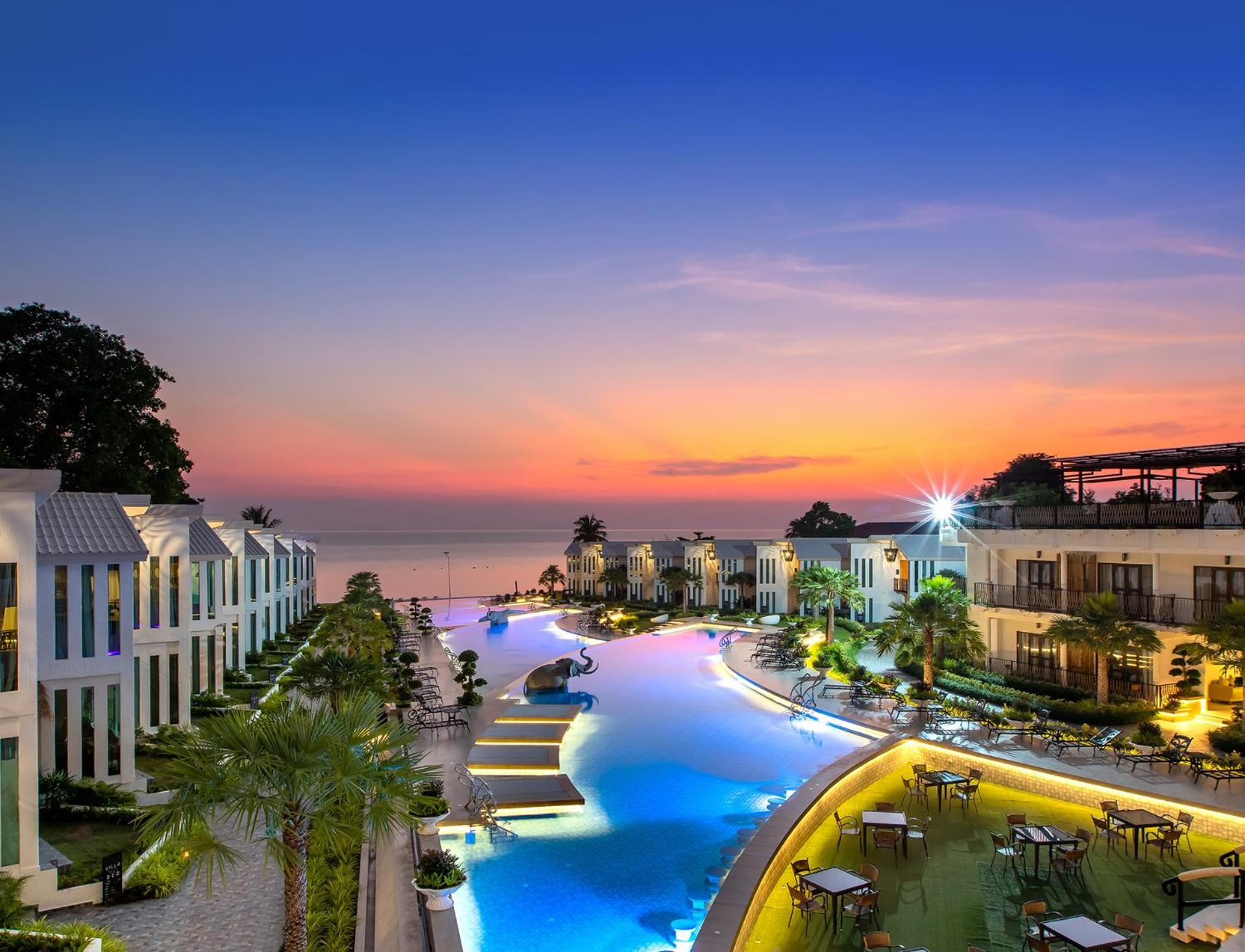 Vannee Golden Sands Beachfront Resort Hat Rin Buitenkant foto